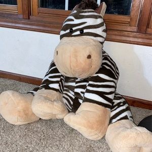 Giant Plush Zebra